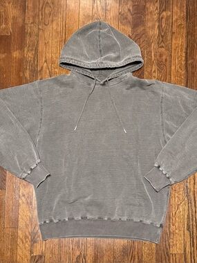 Cole Buxton Garment Dyed 100% Cotton Warm Up Pullover Hoody